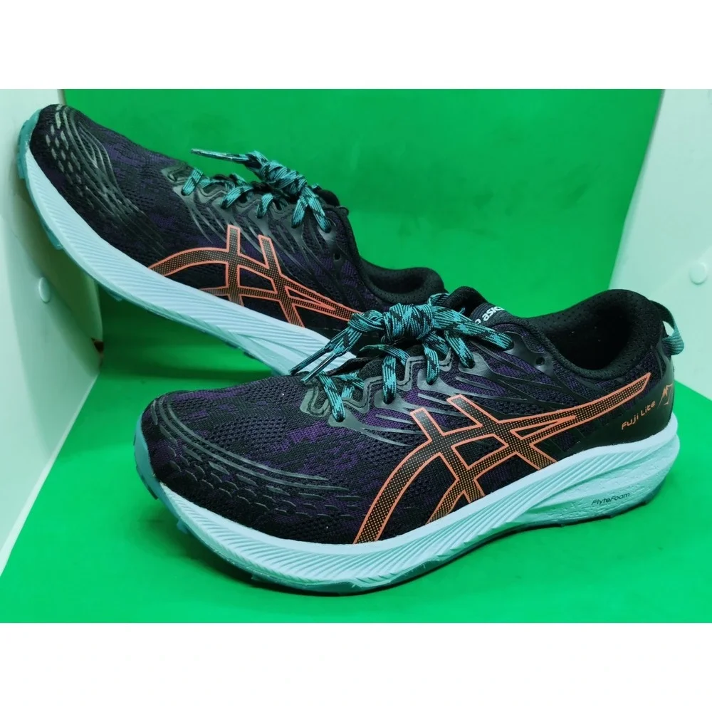 ASICS Fuji Lite 3 Running Shoes Women Size 9.5 Night Shade Trail Sneakers